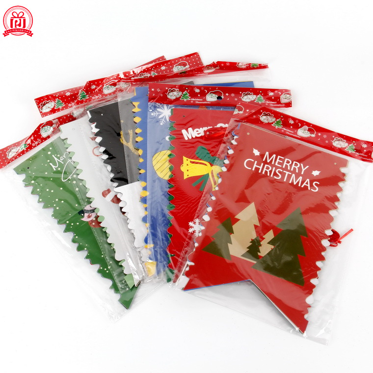 Nuevo PAPEL DE Navidad tirar de la bandera centro comercial entretenimiento lugar decoración suministros cola de pez tirar flor decoración navideña bandera colorida