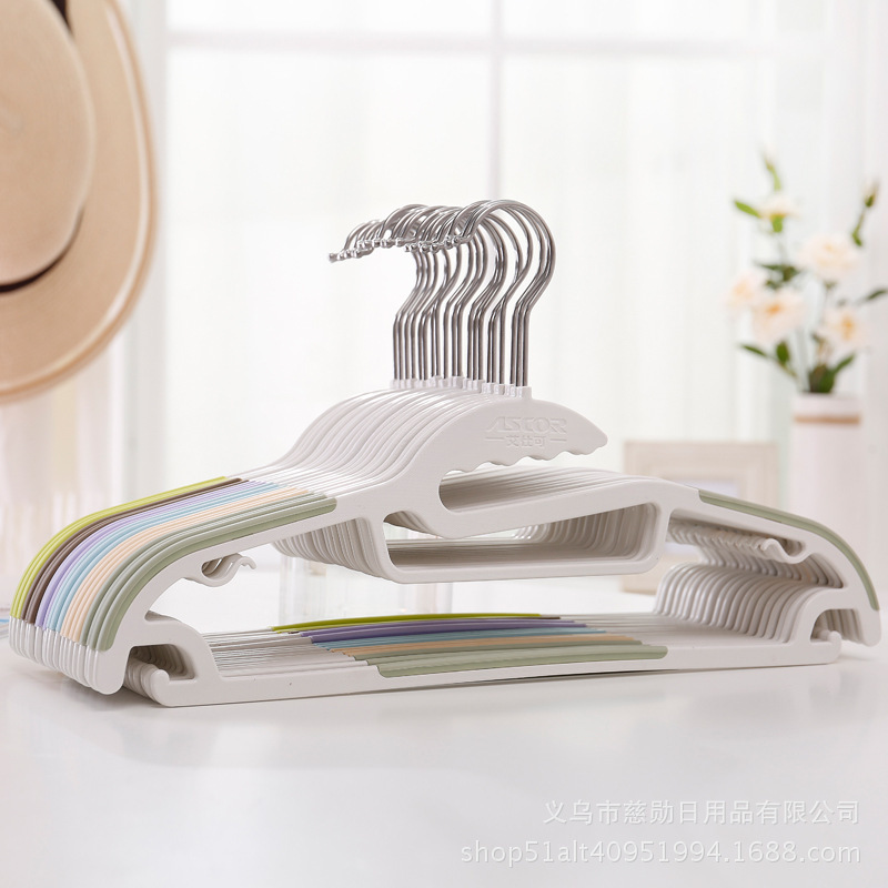 Clothes Hanger for Home Use, Plastic, Non-Marking, Multifunctional, Non-Slip, Clothes Hanger Hook, Clothes Rack, Hanger for Hanging Clothes