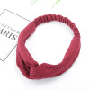 Hairgrip, demi-season knitted headband, Korean style