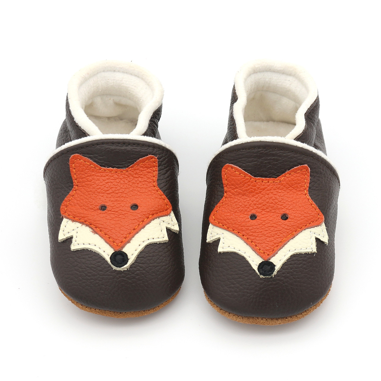 Baby Cow Leather Bebe Booties: Soft Soles Non-Slip Infant Toddler Shoes for First Walkers
