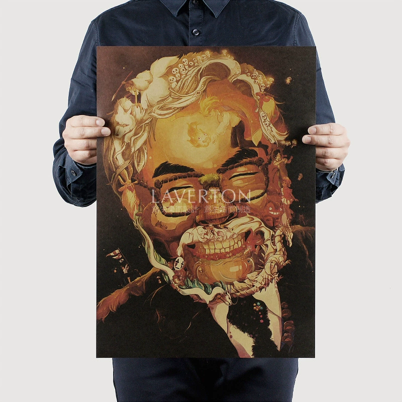 Картина из кожи в виде мультфильма, 51.5×36 см, мягкая подложка из искусственной кожи