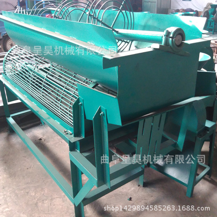 曲阜呈昊直销不同型号铁质滚笼清洗机自动上料机商用大清洗量设备