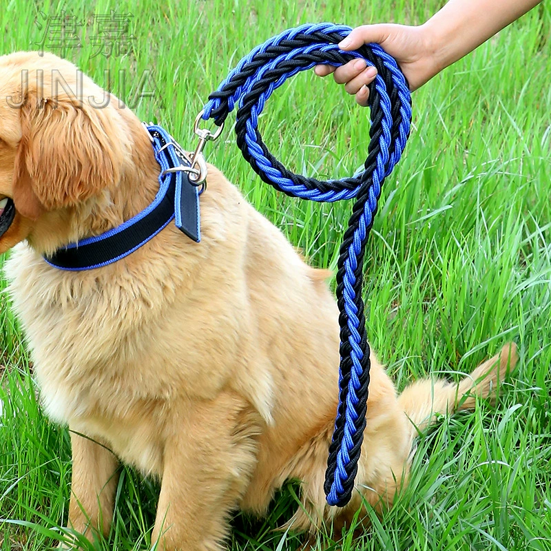 Adjustable Nylon Woven Choker Collar, Two-Color, 130 cm, Multiple Widths (1.2–2.5 cm)