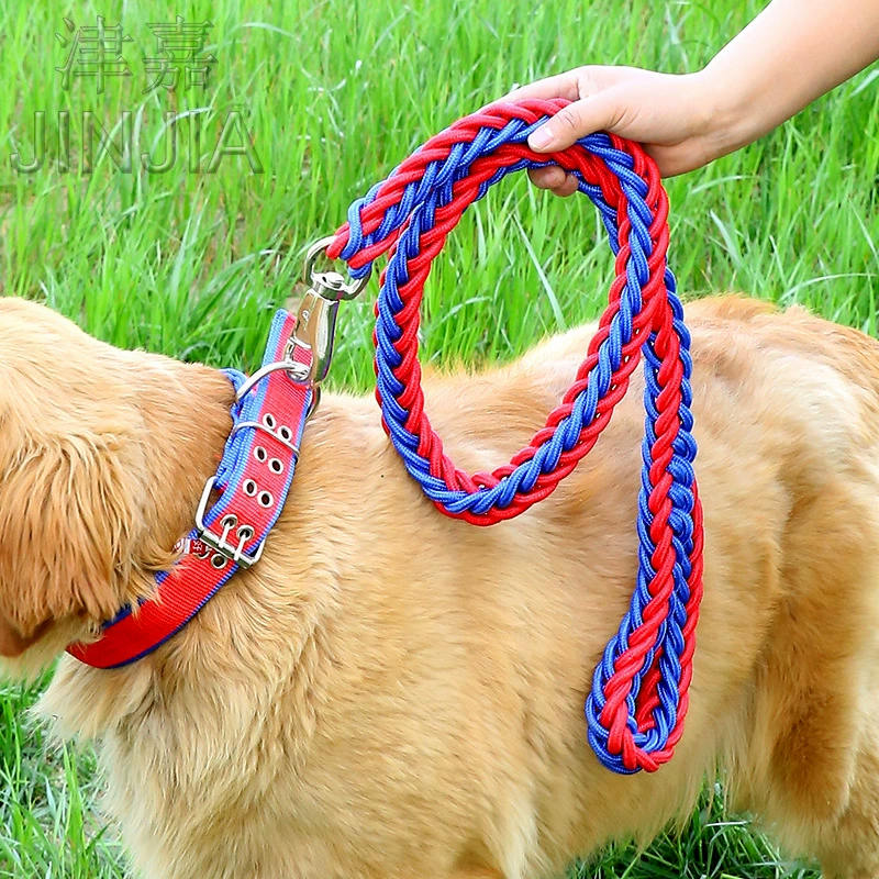 Adjustable Nylon Woven Choker Collar, Two-Color, 130 cm, Multiple Widths (1.2–2.5 cm)