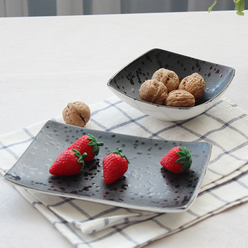 Vajilla de cerámica plato de merienda plato de ensalada de frutas