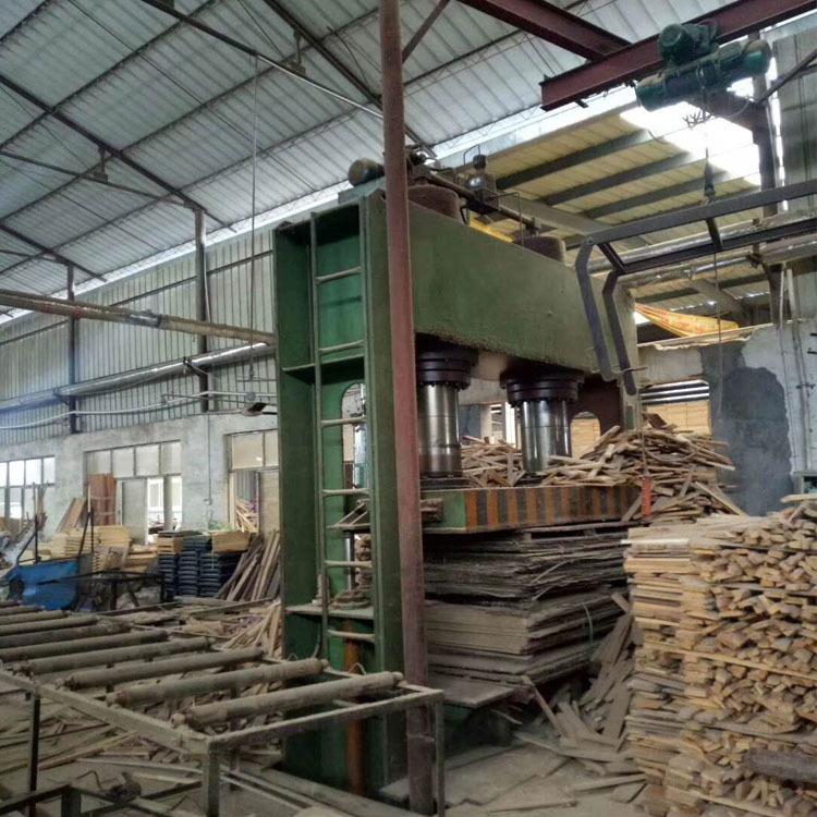 【9成新】液压冷压机 二手4*8尺500t内空1.6米上置式木工冷压机