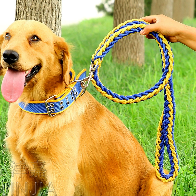 Adjustable Nylon Woven Choker Collar, Two-Color, 130 cm, Multiple Widths (1.2–2.5 cm)