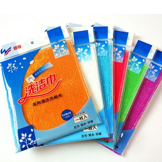 竹纤维洗碗巾洗碗布双层加厚厨房洗碗百洁布抹布吸水强清洁家用