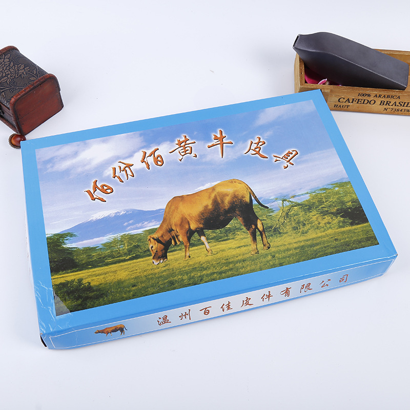 Cattle leather men's punching belt old-fashioned ultra-fiber belt double-line Belt strip headless belt body spot wholesale