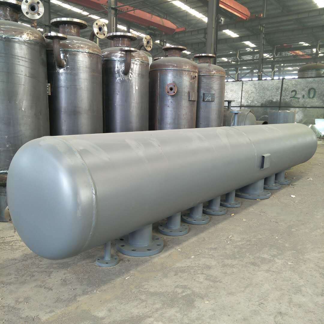 分汽缸锅炉配套设备卧式低压非标800分气缸分汽包厂家