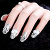 Fake nails for bride for manicure, nail stickers for nails, photography props, 24 pieces, wholesale