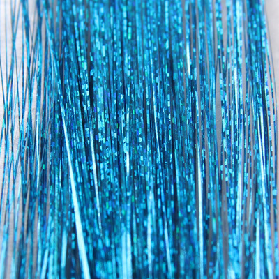 Colorful shiny hair extensions, colorful silk, colorful silk, gold and silver wire, glittery hair extensions, laser wire glitter hair extensions