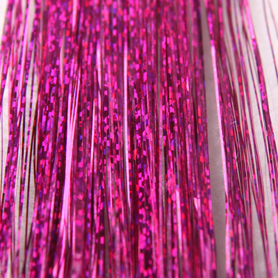 Colorful shiny hair extensions, colorful silk, colorful silk, gold and silver wire, glittery hair extensions, laser wire glitter hair extensions