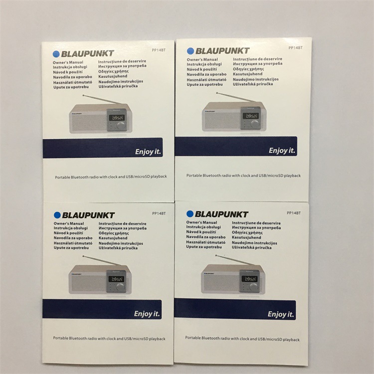 厂家加工产品说明书广告宣传单宣传画报单张折页骑马钉精装定做