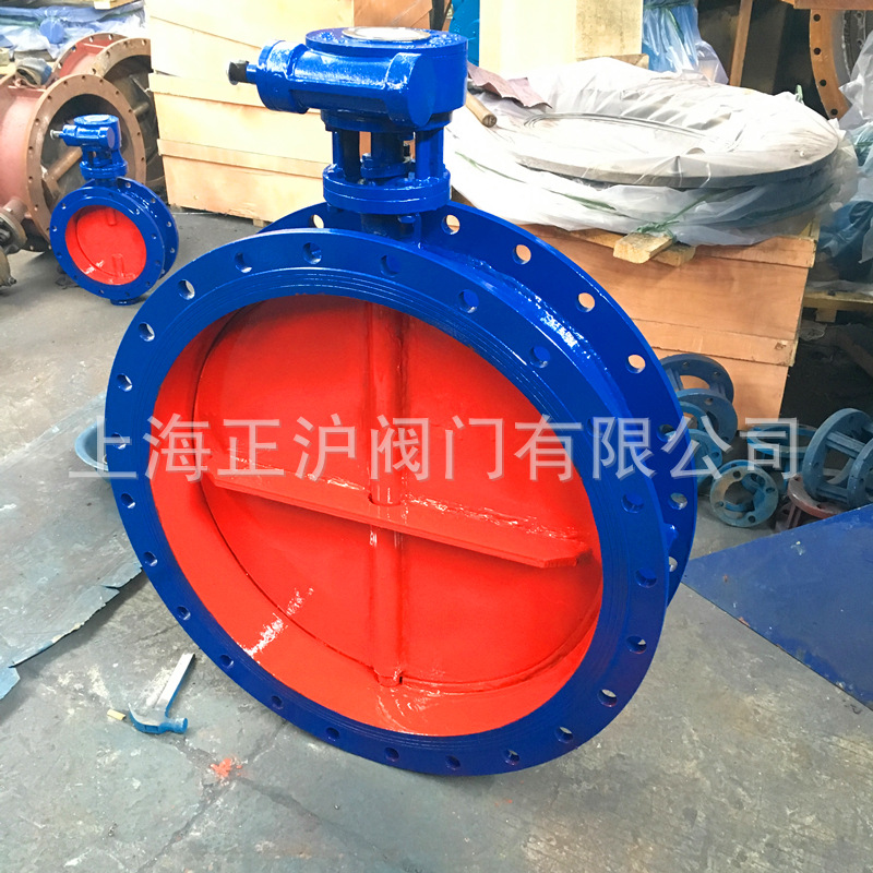 厂家直销涡轮手动通风蝶阀D341W-1C/2.5C/6CDN600尘气风门