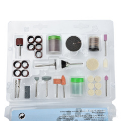 批發105PCS電磨配件套裝 打磨頭雙網切片砂紙圈樹脂切片羊毛磨頭