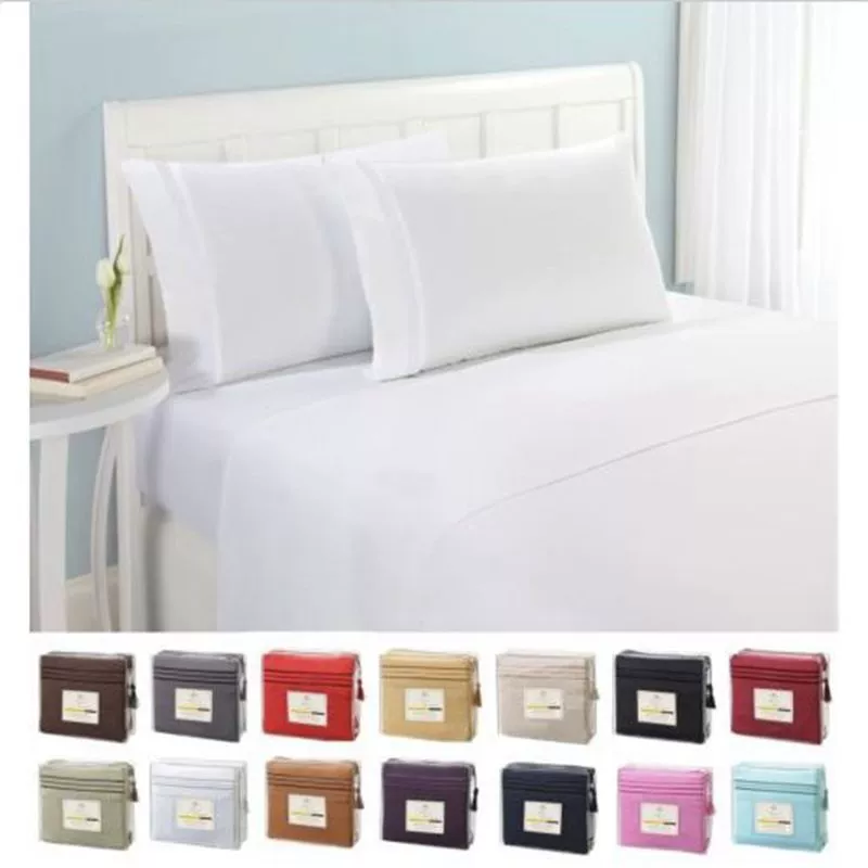 E Bay Внешняя торговля Однотонная кровать Hat Однотонный комплект из четырех частей Однотонный размер внешней торговли eBay Amazon Взрывы