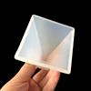 Crystal, epoxy resin, silicone mold, accessory handmade, pyramid, handicrafts, mirror effect