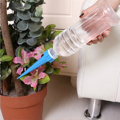 Household automatic watering device, flower planting water permeator, watering wonder, drip irrigation device, spray nozzle drip irrigation system, lazy person watering device