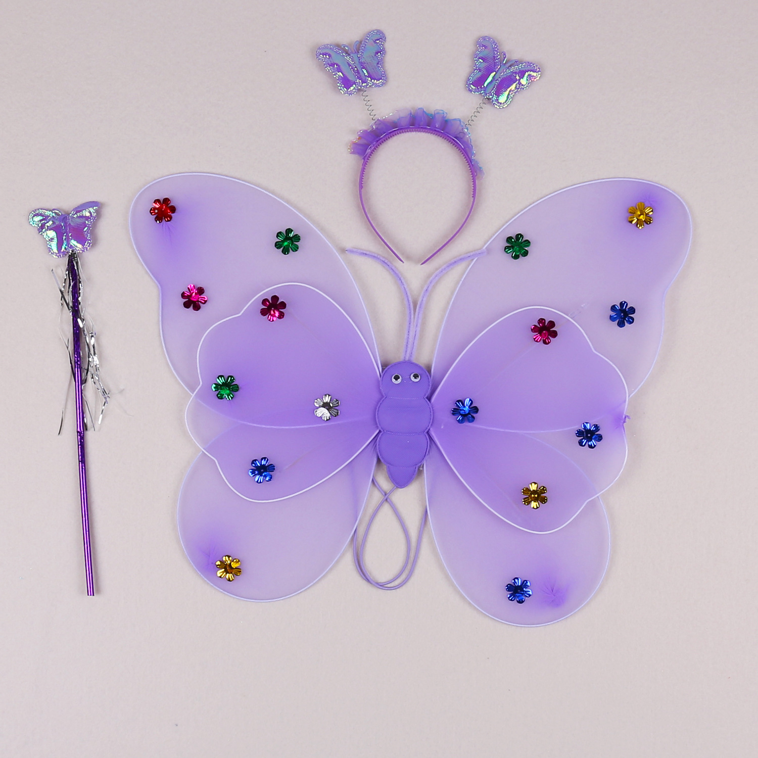 B118 фиолетовая бабочка