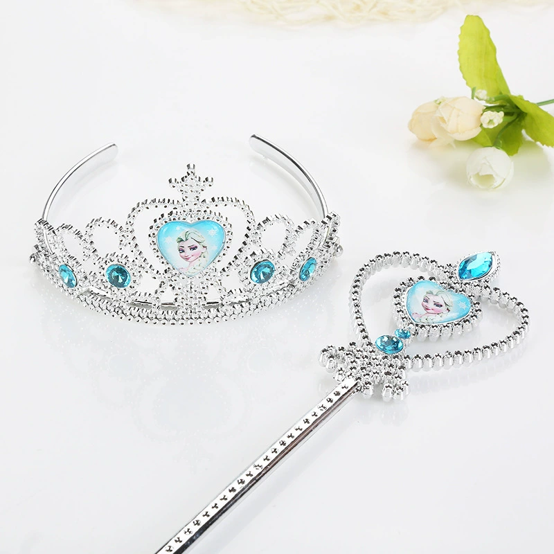 Детский день рождения Crown Frozen в том же стиле Корона волшебная палочка KT Sofia аксессуары для волос для девочек