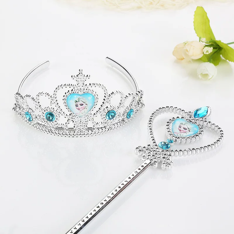 Детское вечернее платье, волшебная палочка, украшение для волос, “Frozen”