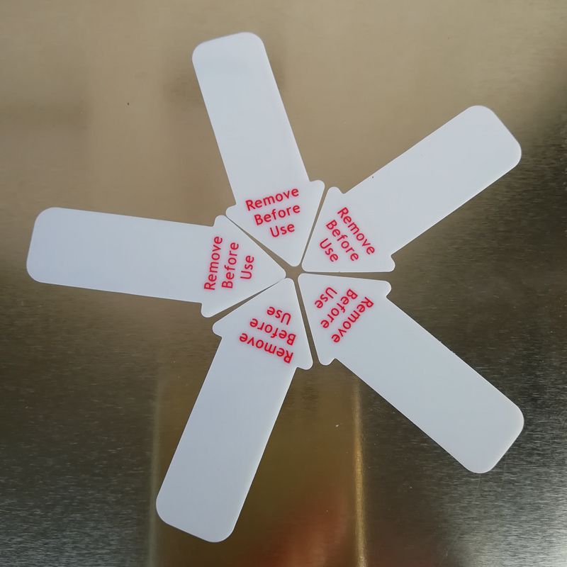 现货PET隔离片2032纽扣AAA电池7绝缘插条麦拉片丝印字pvc塑料垫片