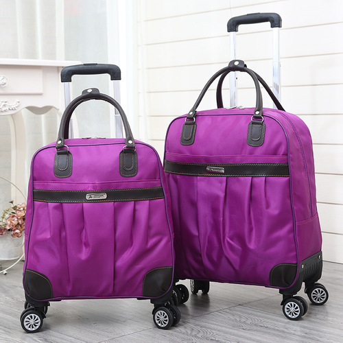 Universal wheel portable trolley bag travel bag women's trolley bag men's large capacity waterproof luggage bag boarding suitcase travel bag