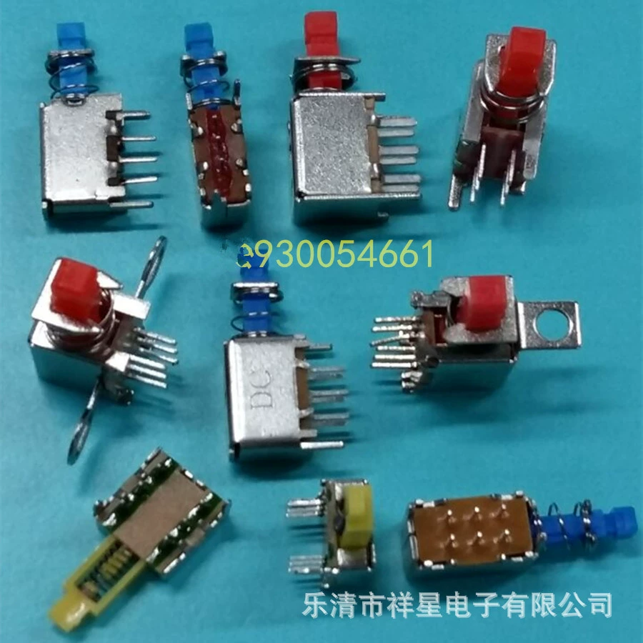 Переключатель прямой кнопки/толкатель переключатель PS-22F02 с замком