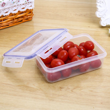 500g蜂巢蜜密封保鲜盒1斤装土蜂巢蜜包装盒600ml长方保鲜盒现货