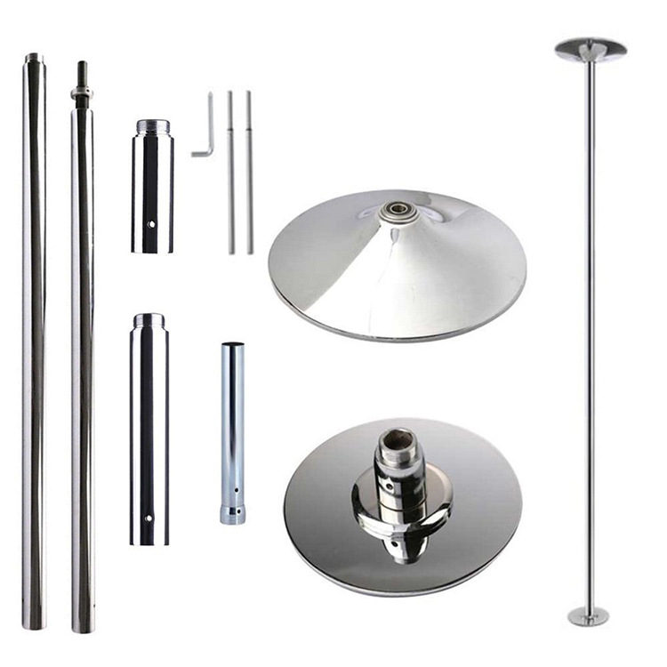 Transfronterizo caliente-venta equipo de la aptitud ajustable tubo de acero de la Danza del poste de la altura que gira el tubo fijo de la danza deportes al por mayor