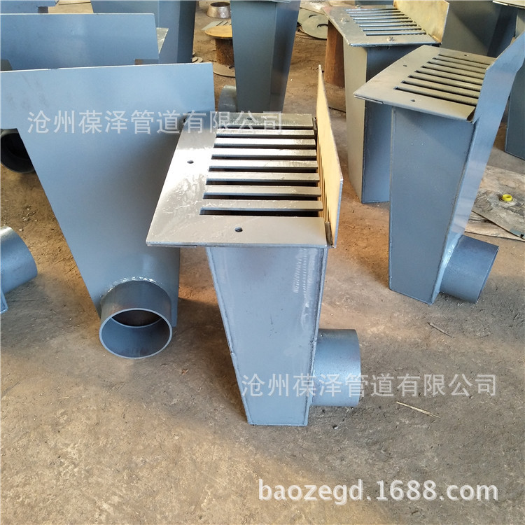 钢制侧排雨水斗DN100 87型雨水斗24 37碳钢侧入式雨水斗侧墙接水