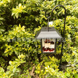 太阳能庭院四角提灯 别墅装饰灯 LED电子花园庭院装饰灯