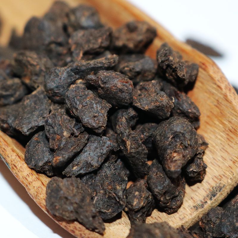 Pu'er tea ripe tea 2025 tea fossils crushed silver 500g bulk…