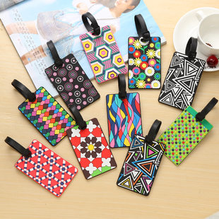 (Cross-border trading), cartoon luggage tag PVC, luggage suitcase