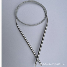 环形针 编织工具 毛衣针 不锈钢环形针/80cm，60cm，40cm蛇针/