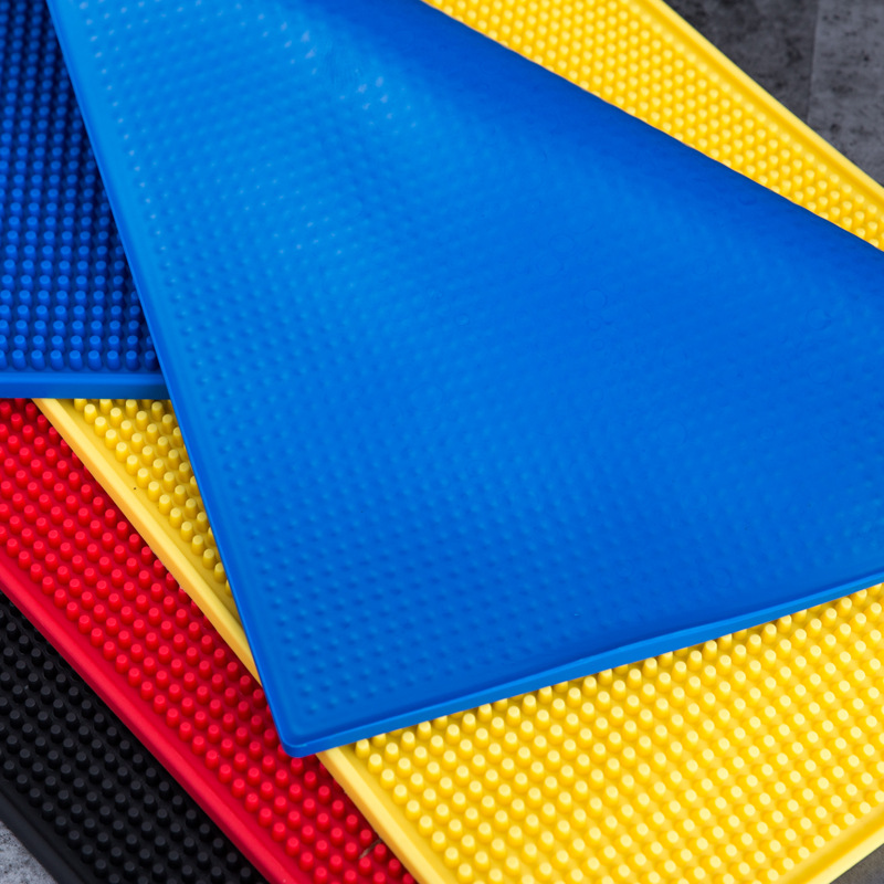 Bar Mat PVC montaña engrosada estera de la barra de color de goma de silicona antideslizante impermeable rectangular estera de la barra de drenaje