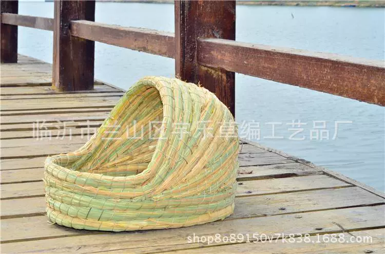 兔子窝芦丁鸡窝摇篮垂耳兔窝拖鞋猫窝刺猬窝鸽子窝环保天然材质