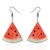 Fruit fresh earrings, accessory, Korean style, simple and elegant design
