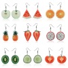 Fruit earrings, fresh strawberry, new collection, Korean style, wholesale