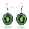 Fresh acrylic earrings, fruit summer accessory, Korean style, wholesale