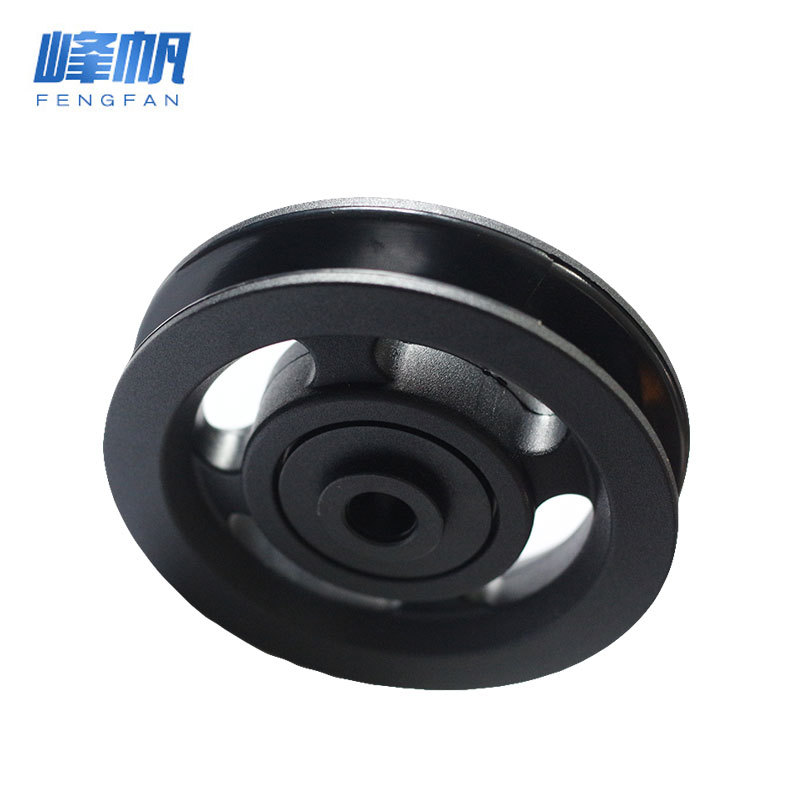 塑料件 PA6 Φ90滑轮 宽度22.5MM/25MM健身器材配件滑轮现货批发