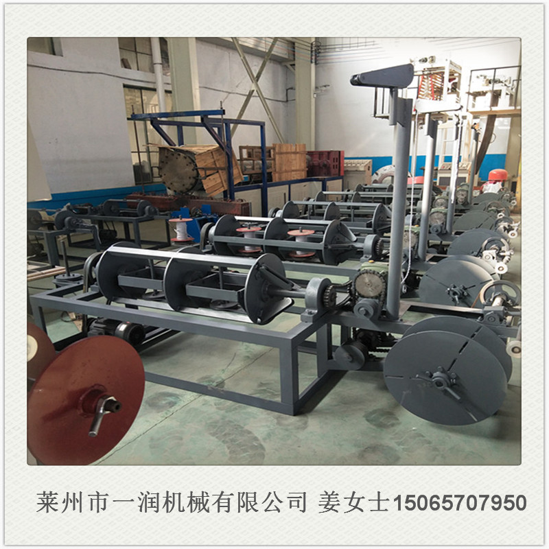 一润机械黄金绳制绳机组 布条绳机 藤条打绳机组 分体式制绳机台