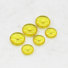 树脂高仿蜜蜡琥珀隔片垫片半成品串珠DIY手链星月菩提配件批发