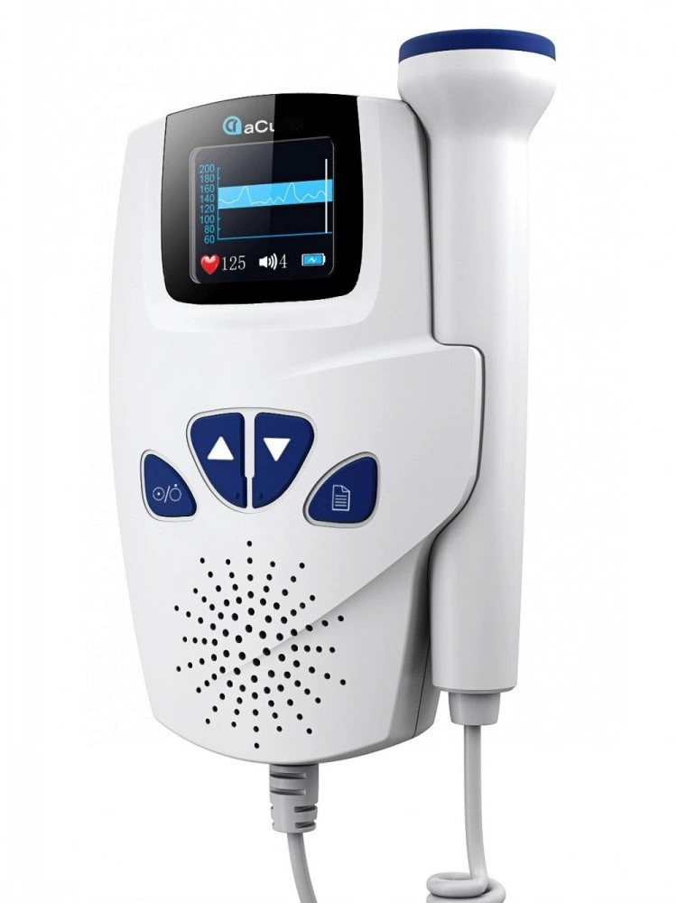 2022 Новый TFT цветной экран Цифровая кривая пульсации двойной дисплей допплер фетальный допплер