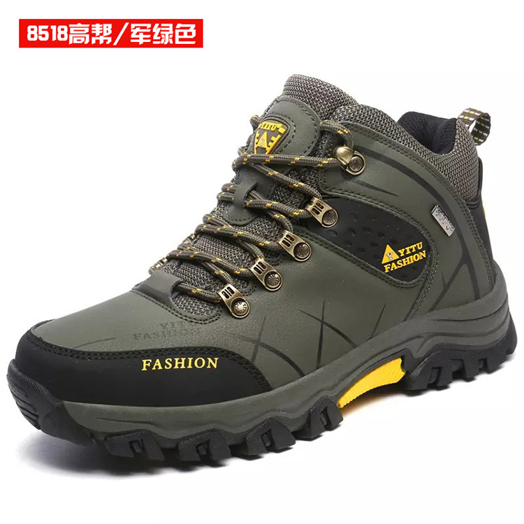 Nuevos zapatos de viaje de Montañismo al aire libre para hombres deportivos casuales para correr zapatos de hombre de otoño e invierno con forro polar cálido zapatos al aire libre de alta calidad