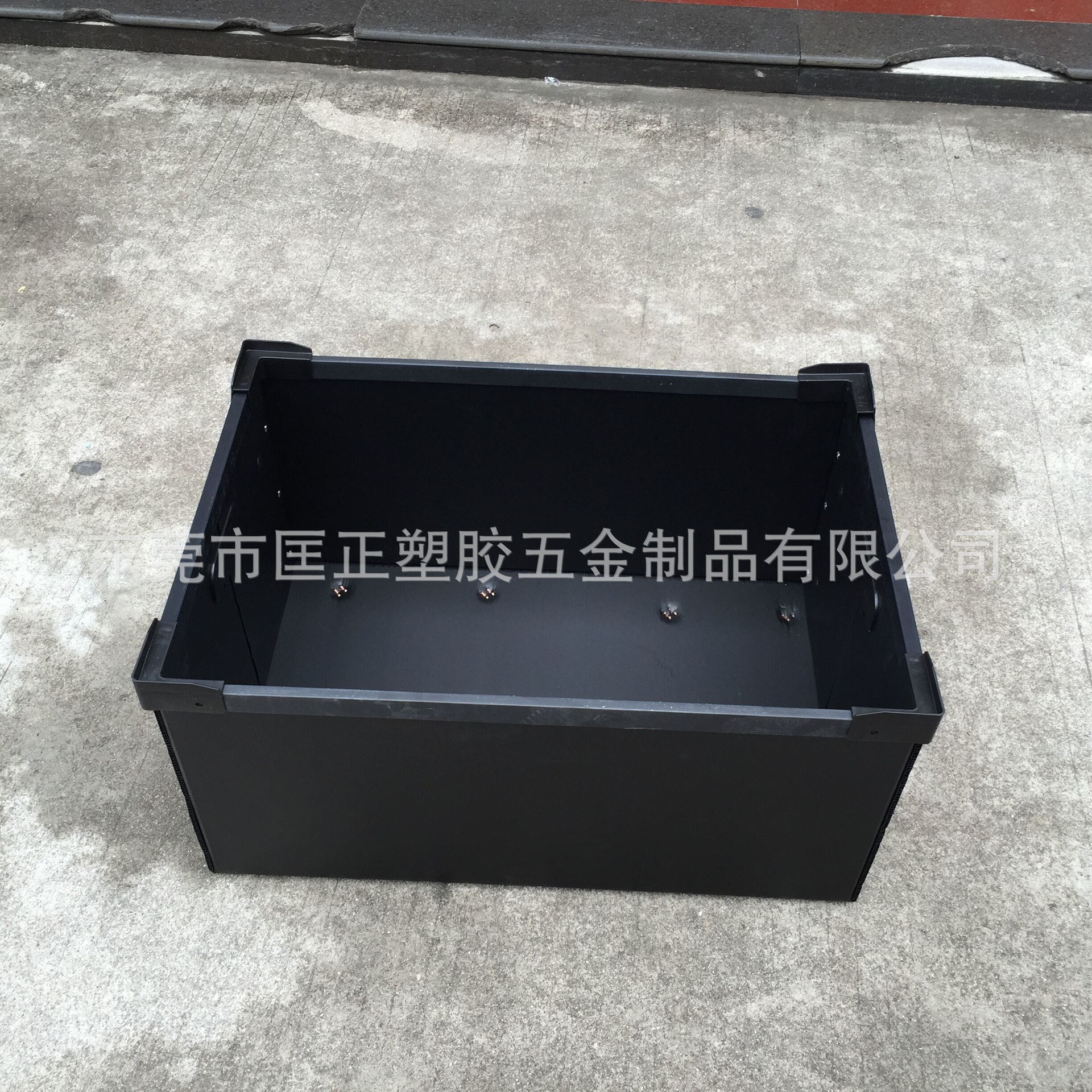 塑料中空板带盖周转箱防静电中空板五金配件箱中空板零件箱