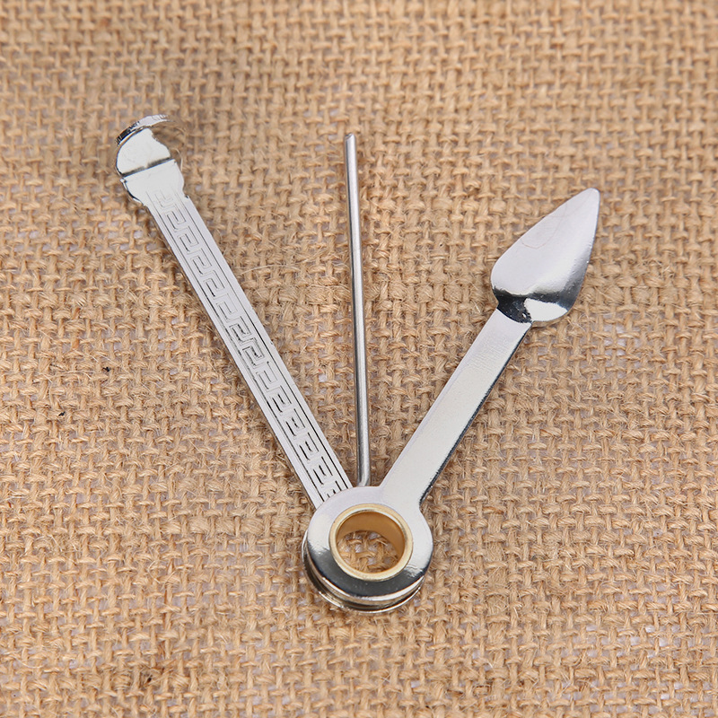 Manufacturers wholesale daily necessities cigarette accessories 3 piece set of pipe knife stainless steel multi-functional simple cigarette knife can be Wholesale