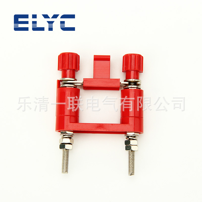 JL1-2红色连接片高压柜安装屏用切换片JL1-2.5/2保护压板接线端子
