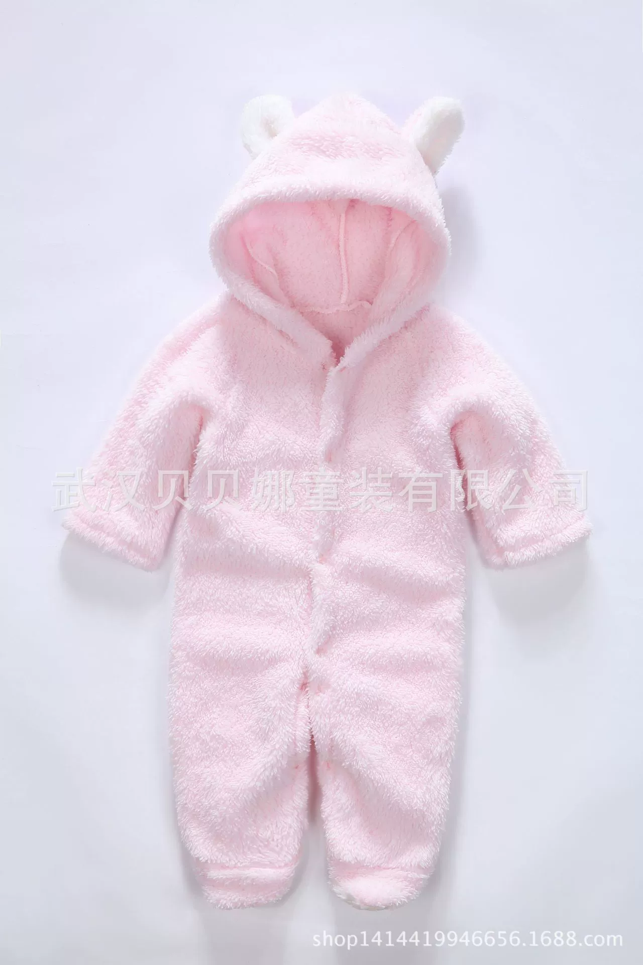 Roly-poly bodysuit (Berbernn Hayi) velvet animal onesie, Korean style, sizes 0–12M